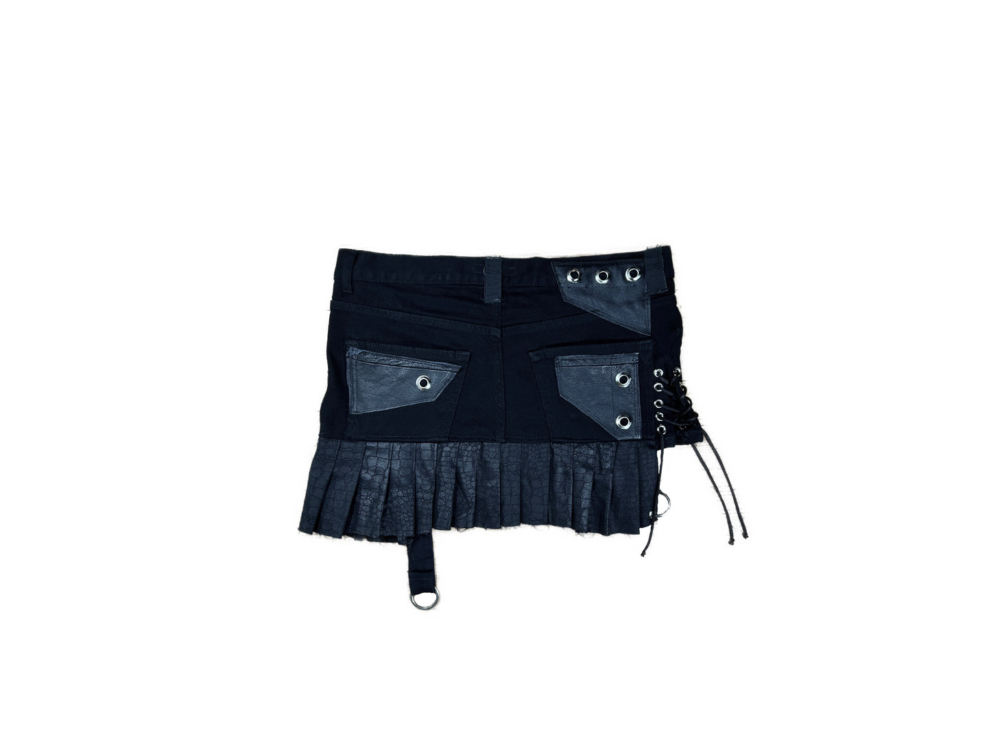 SIDE PLEAT MINI SKIRT