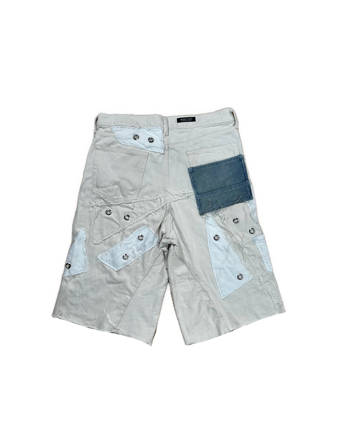 TIEN SHORT-OFF WHITE/TAN