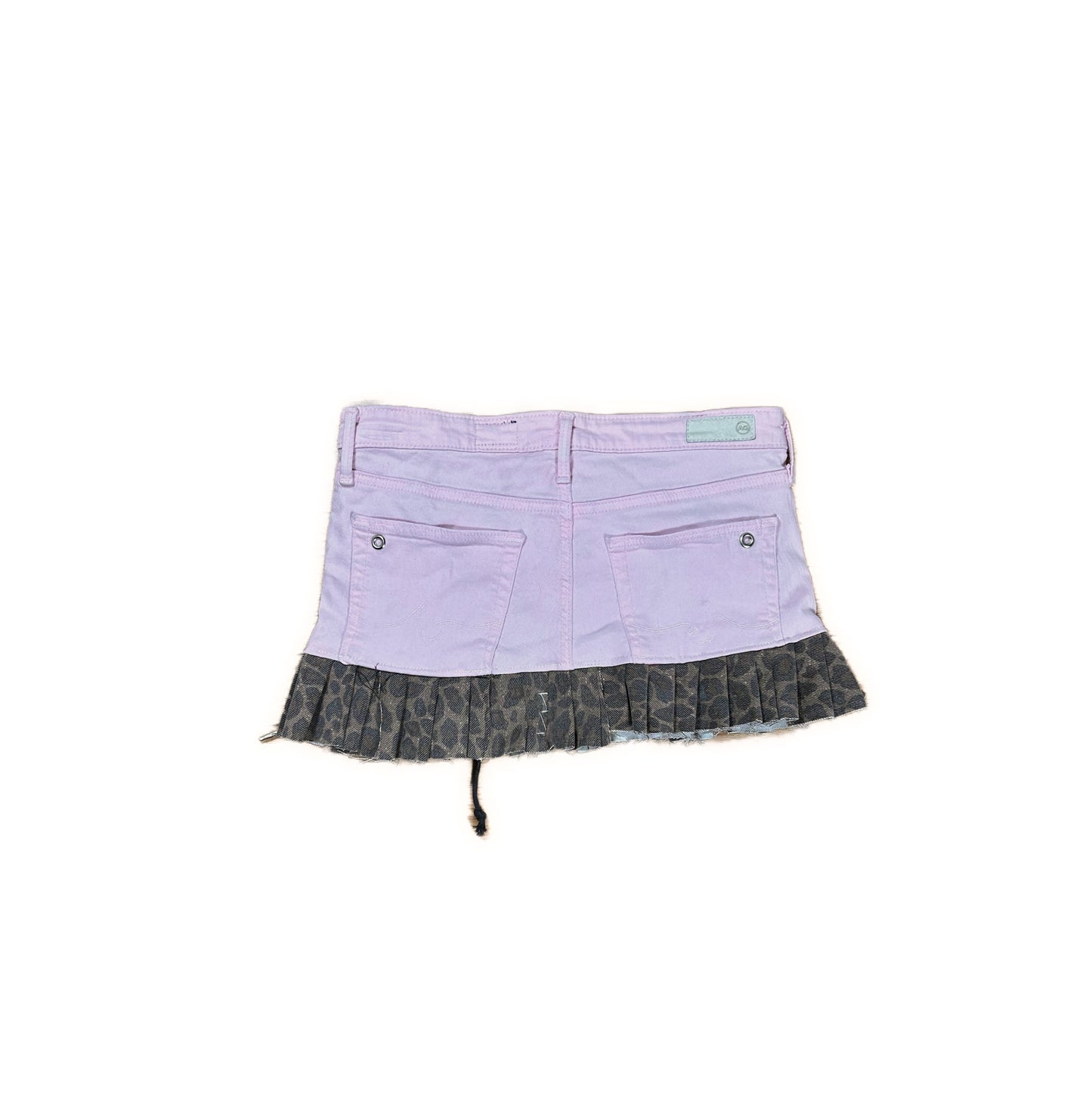 Pink mini skirt
