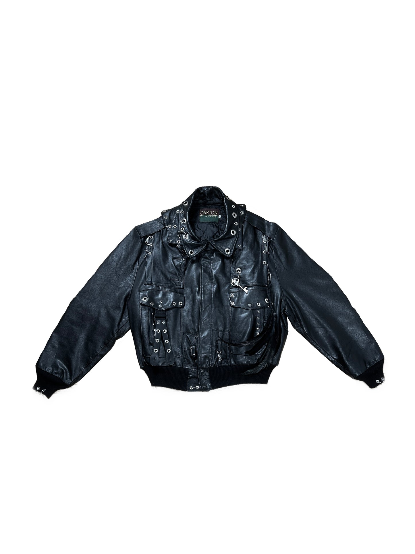 LEATHER BOMBER