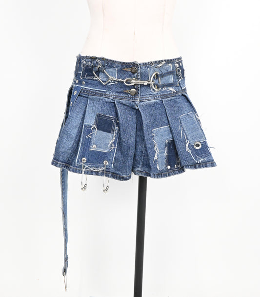 DENIM MINI SKIRT