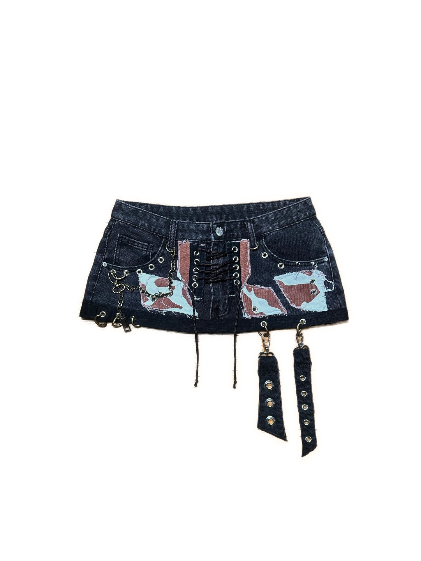 COW PRINT MINI SKIRT
