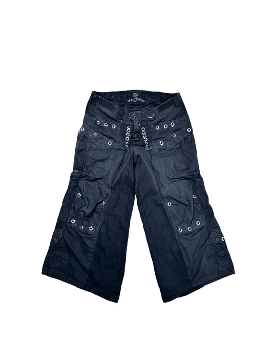 BLACK CARGO PANTS