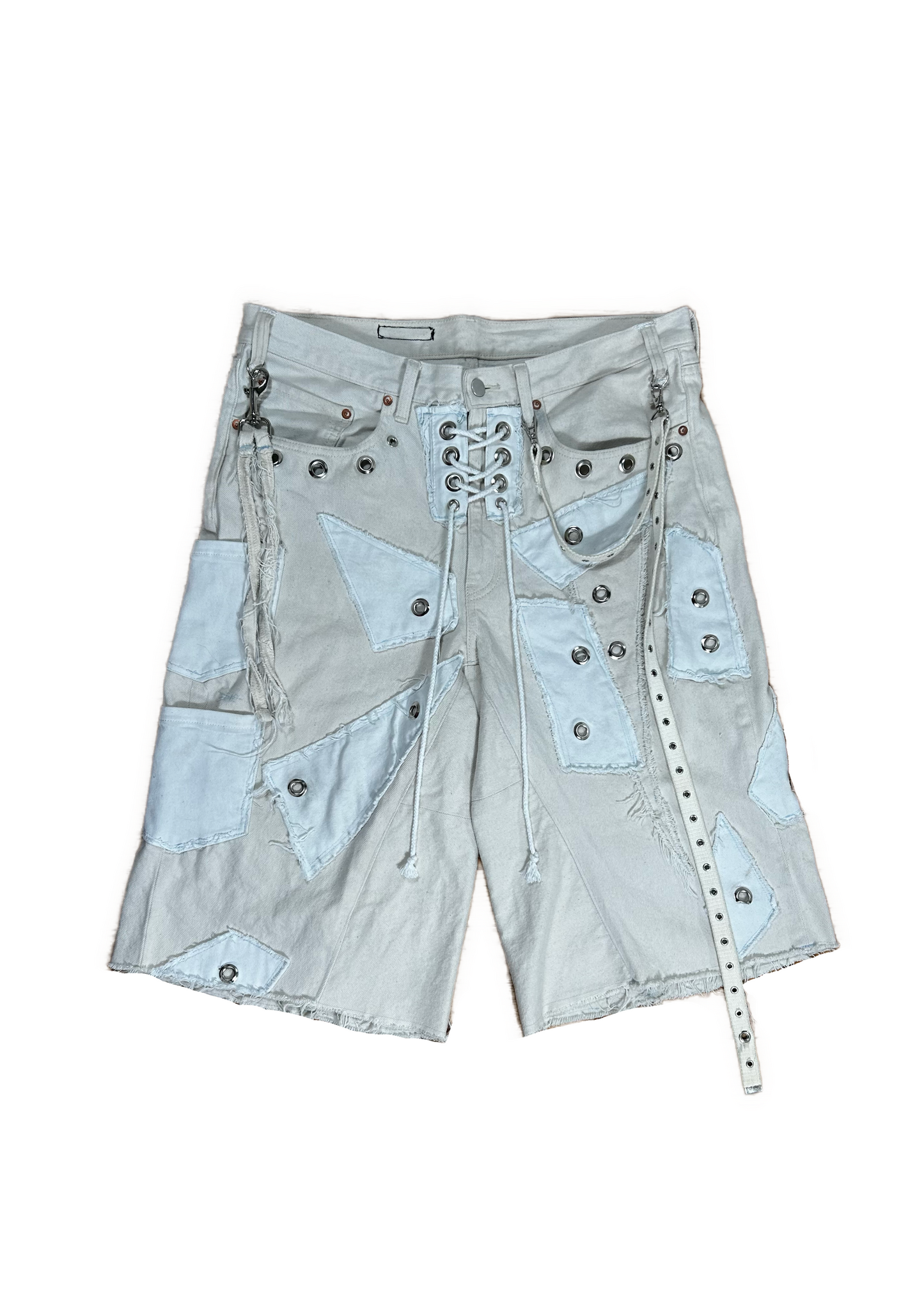 TIEN SHORT-OFF WHITE/TAN