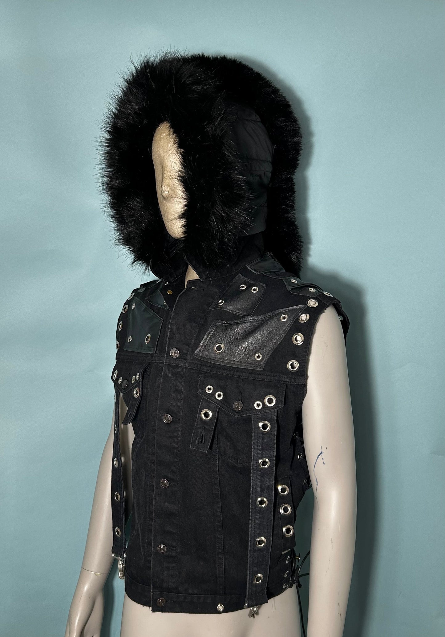 MOHAWK DENIM VEST