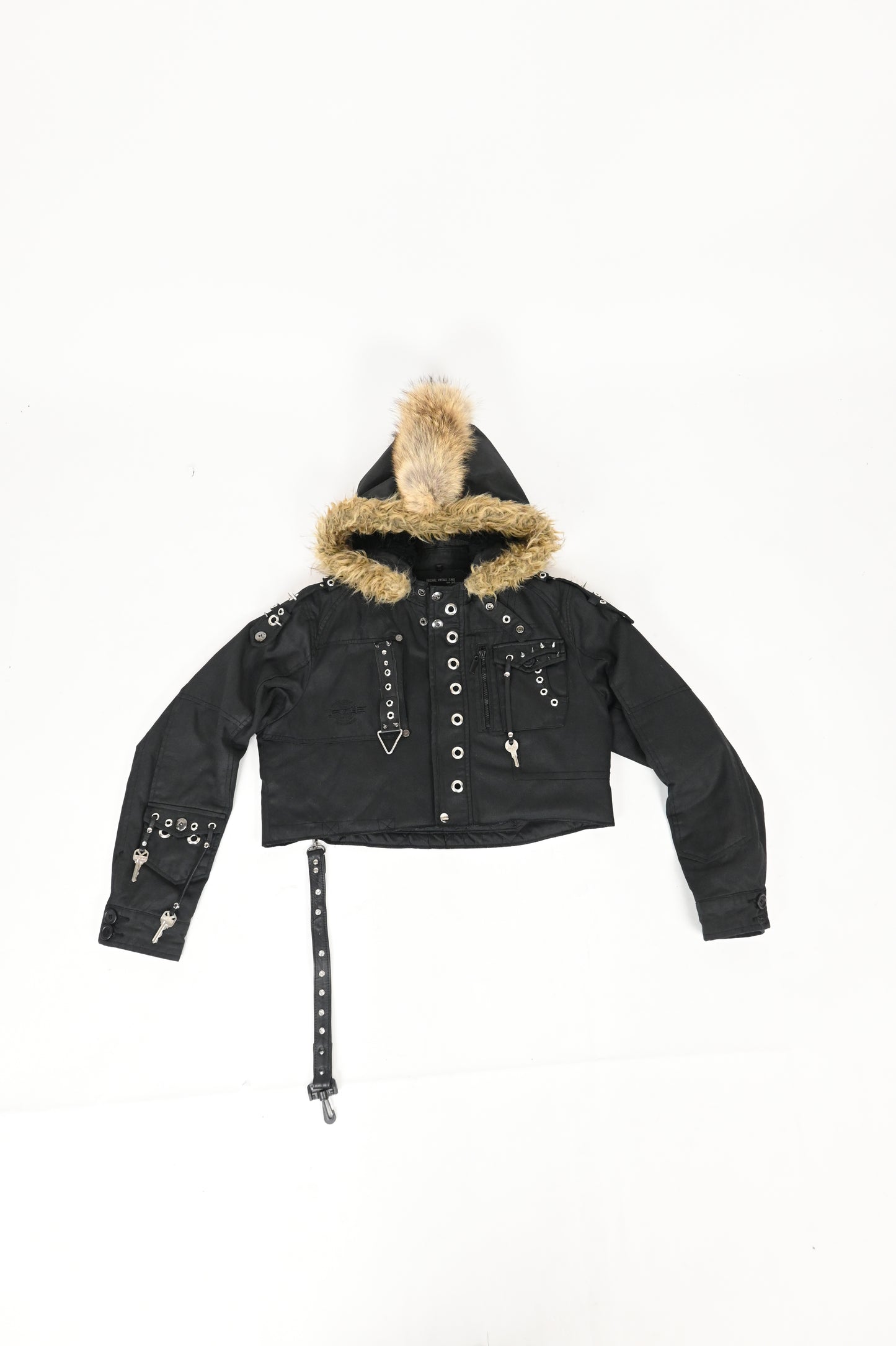 FUR MOHAWK JACKET- CROPPED