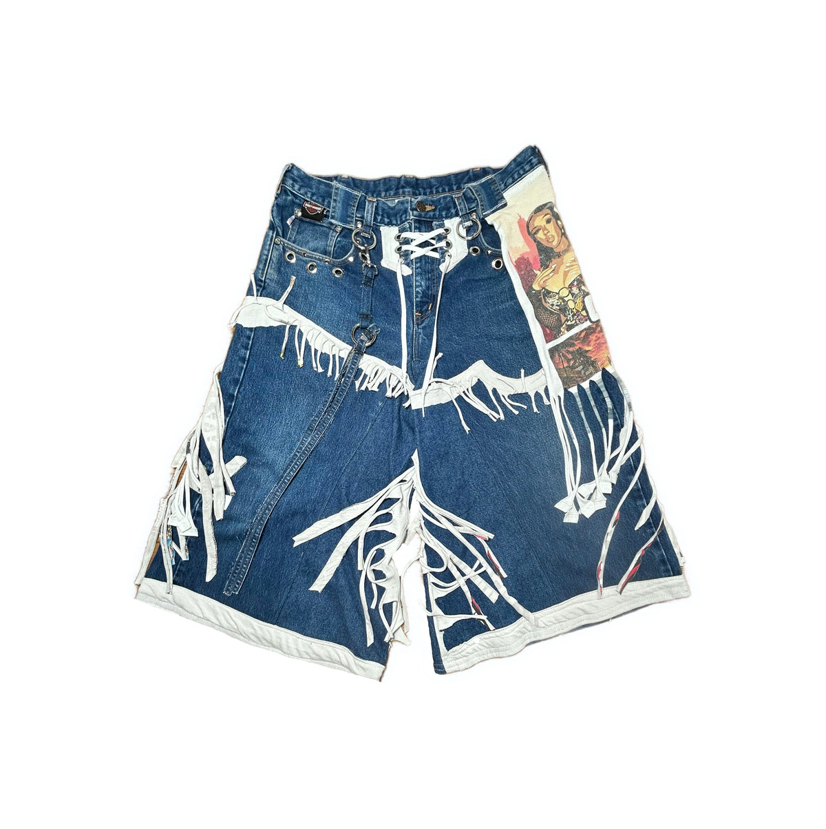 FRINGE JORTS