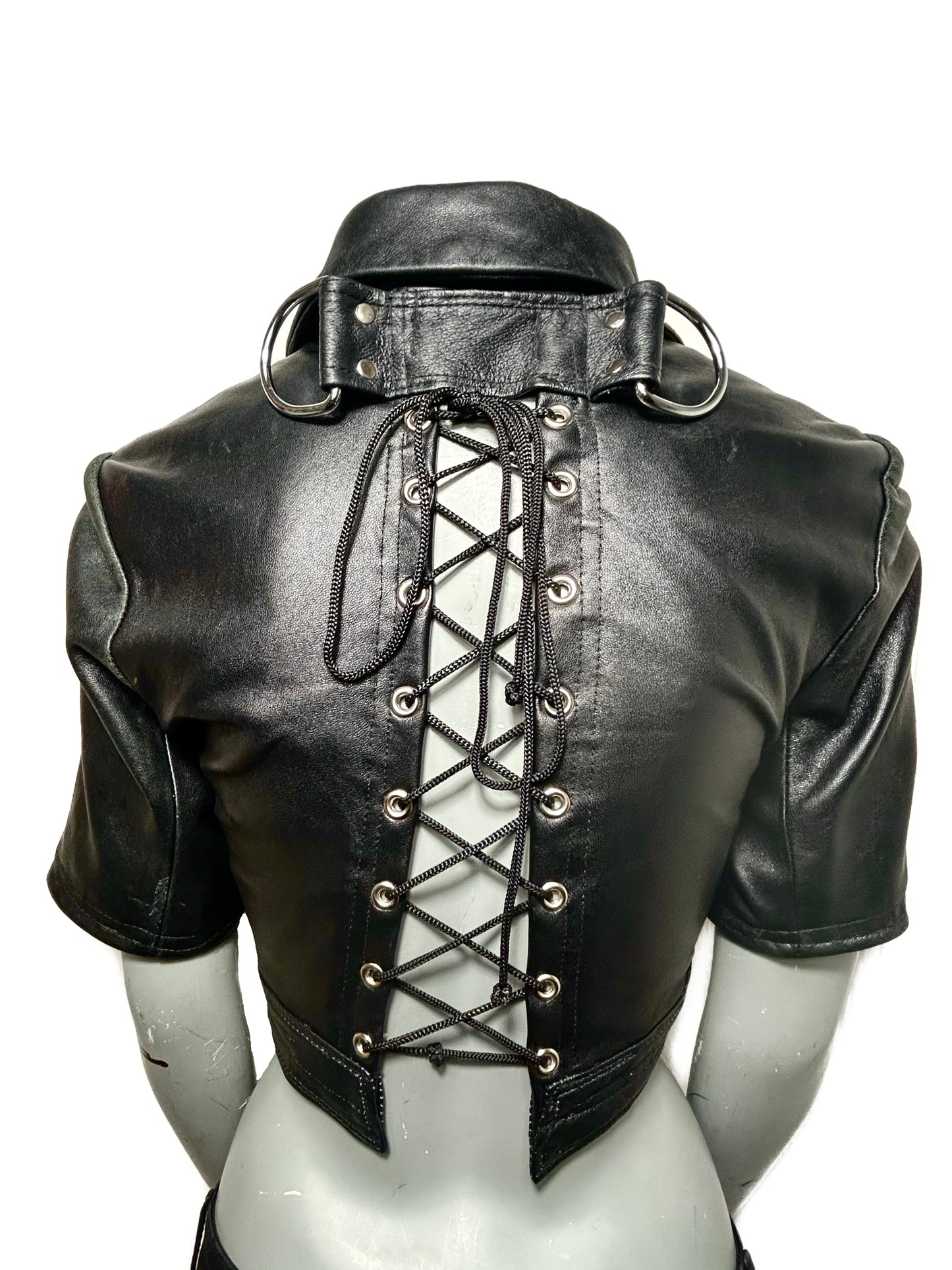 CERVIDAE SHORT LEATHER JACKET