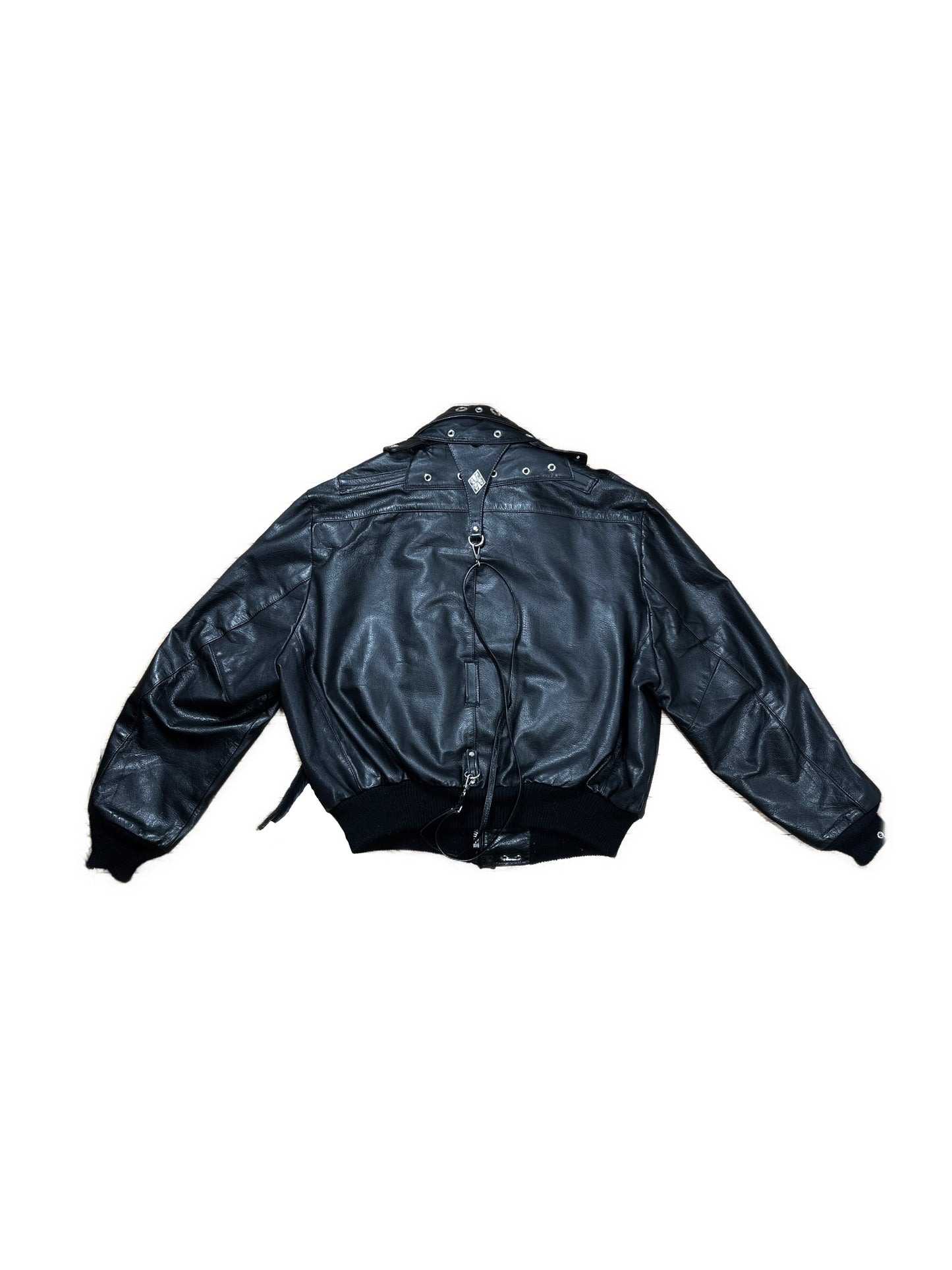 LEATHER BOMBER