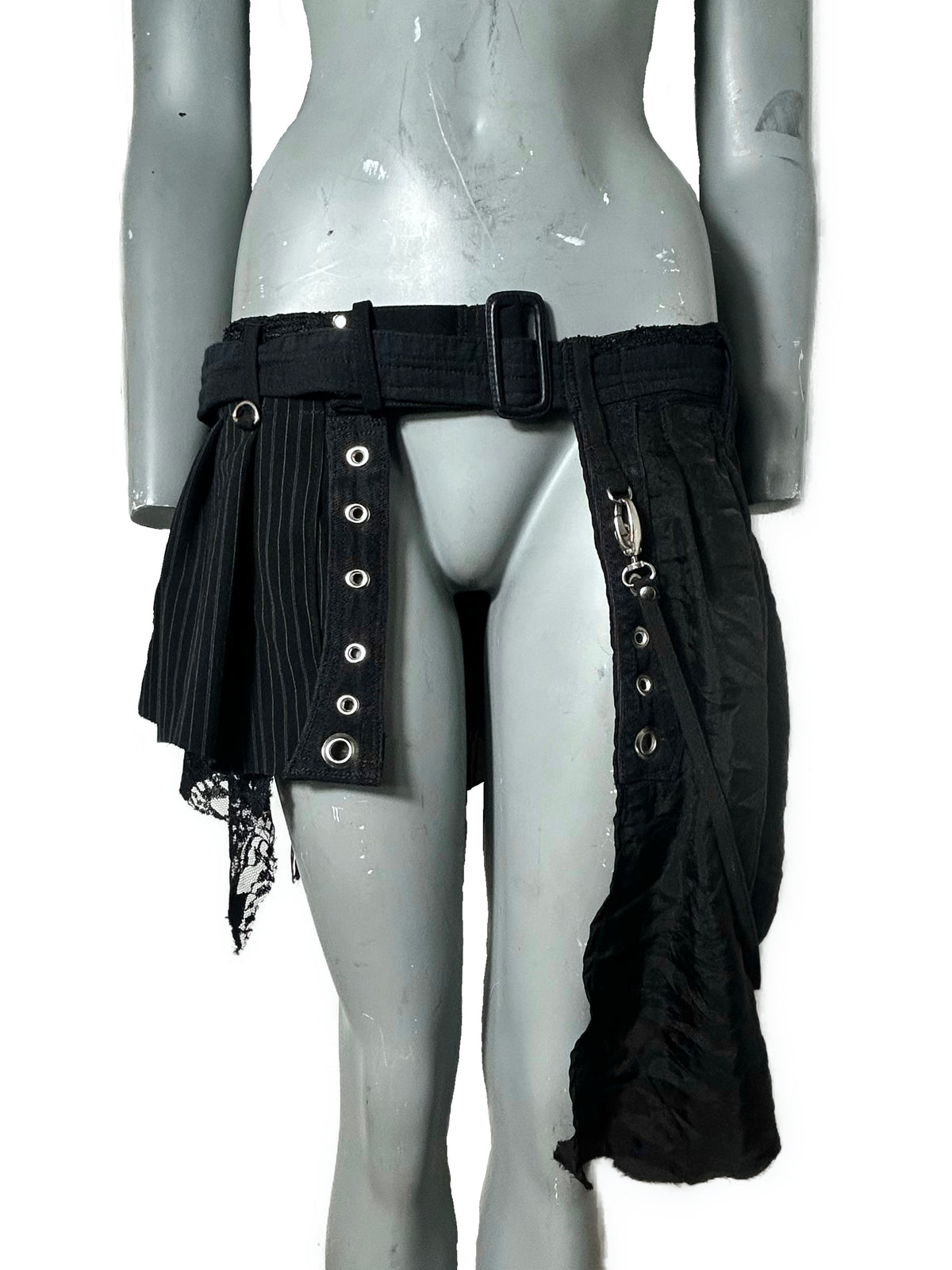 WRAP SKIRT-BLACK