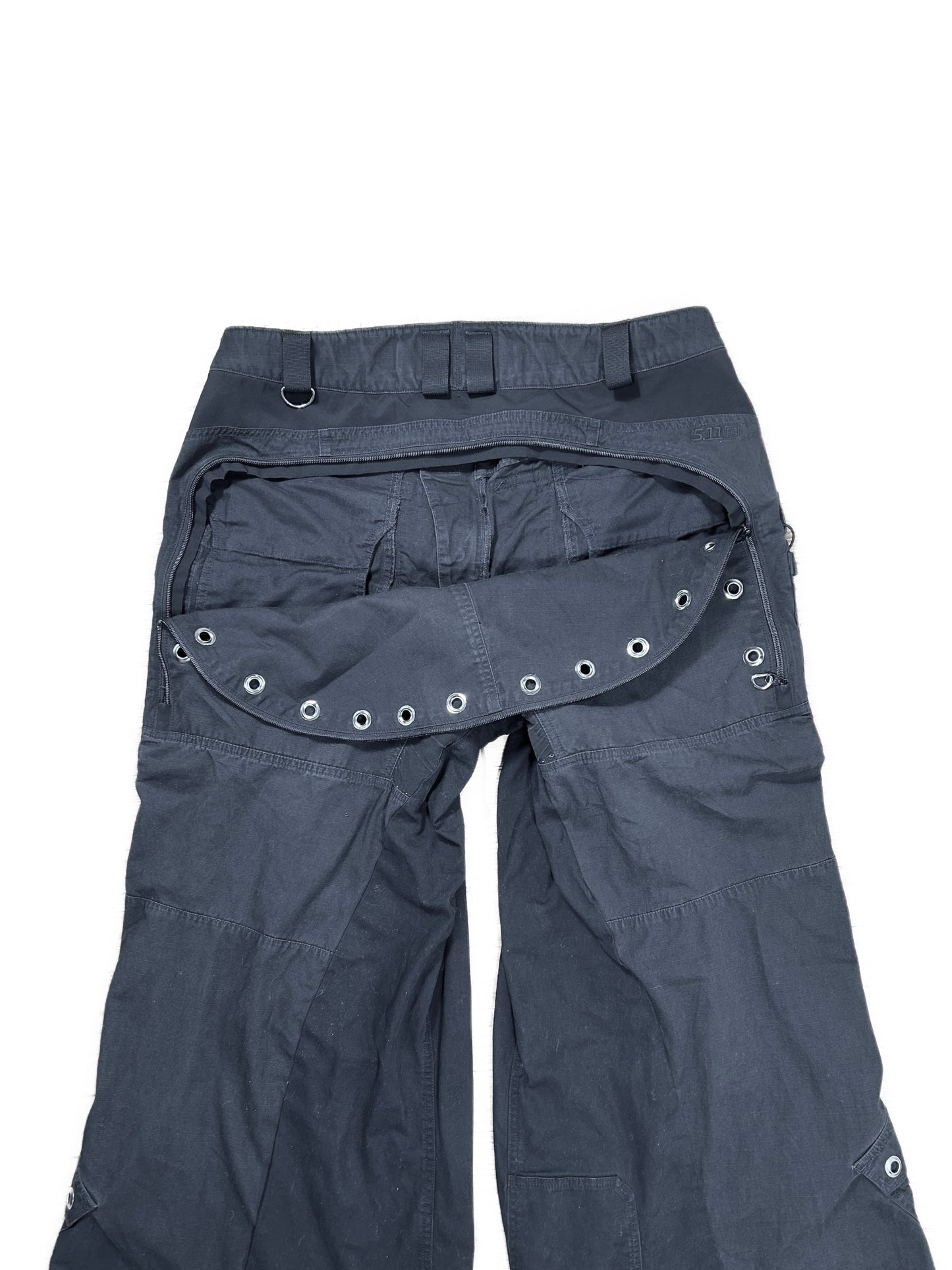 BLACK CARGO PANTS