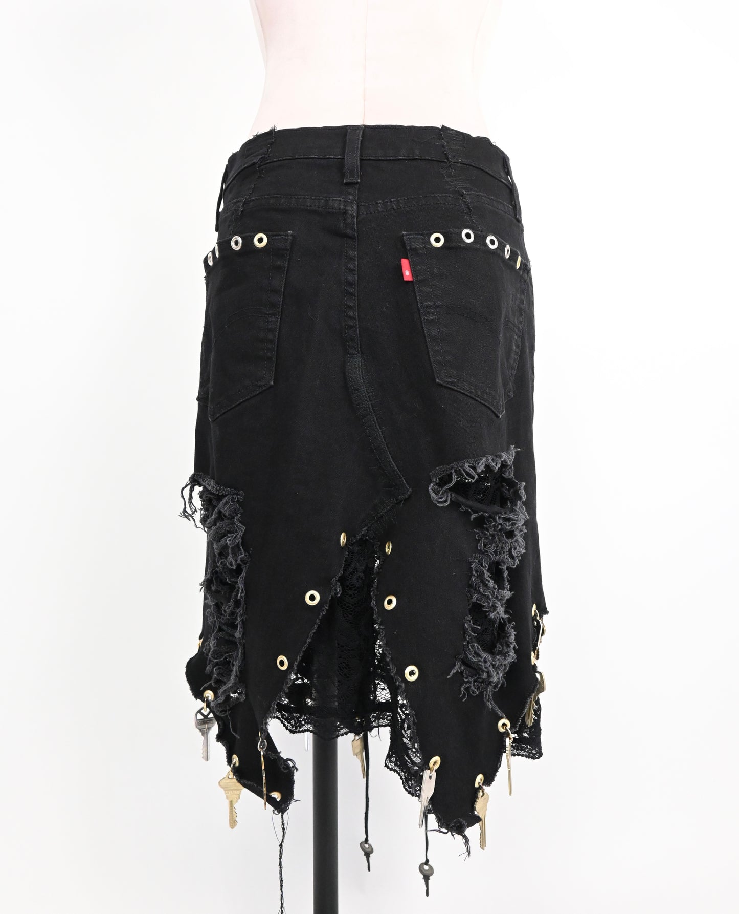 DENIM KEY SKIRT