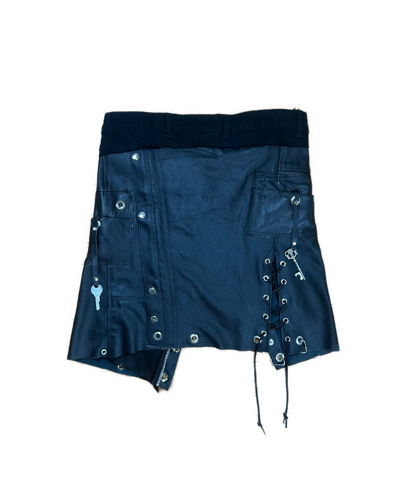 LEATHER KEY SKIRT