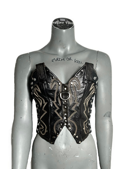 ALLIGATOR COWBOY CORSET