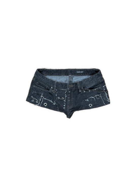 GRAY MICRO SHORTS