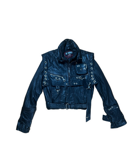 SCRAP LEATHER JACKET