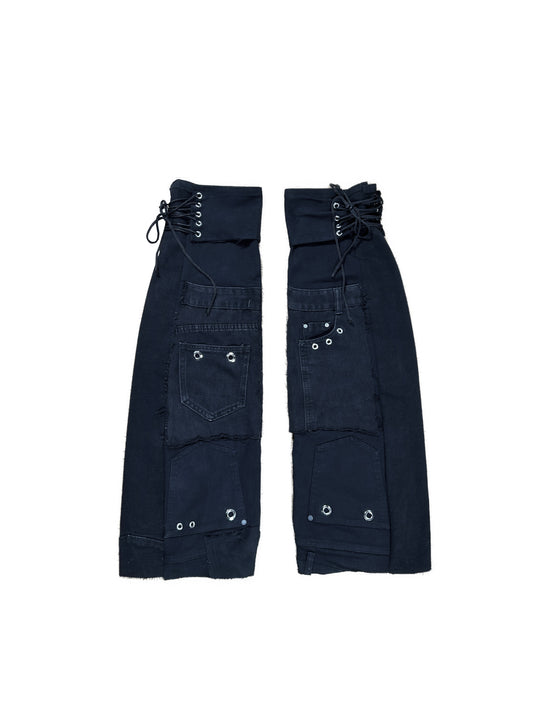 DENIM LEG WARMERS