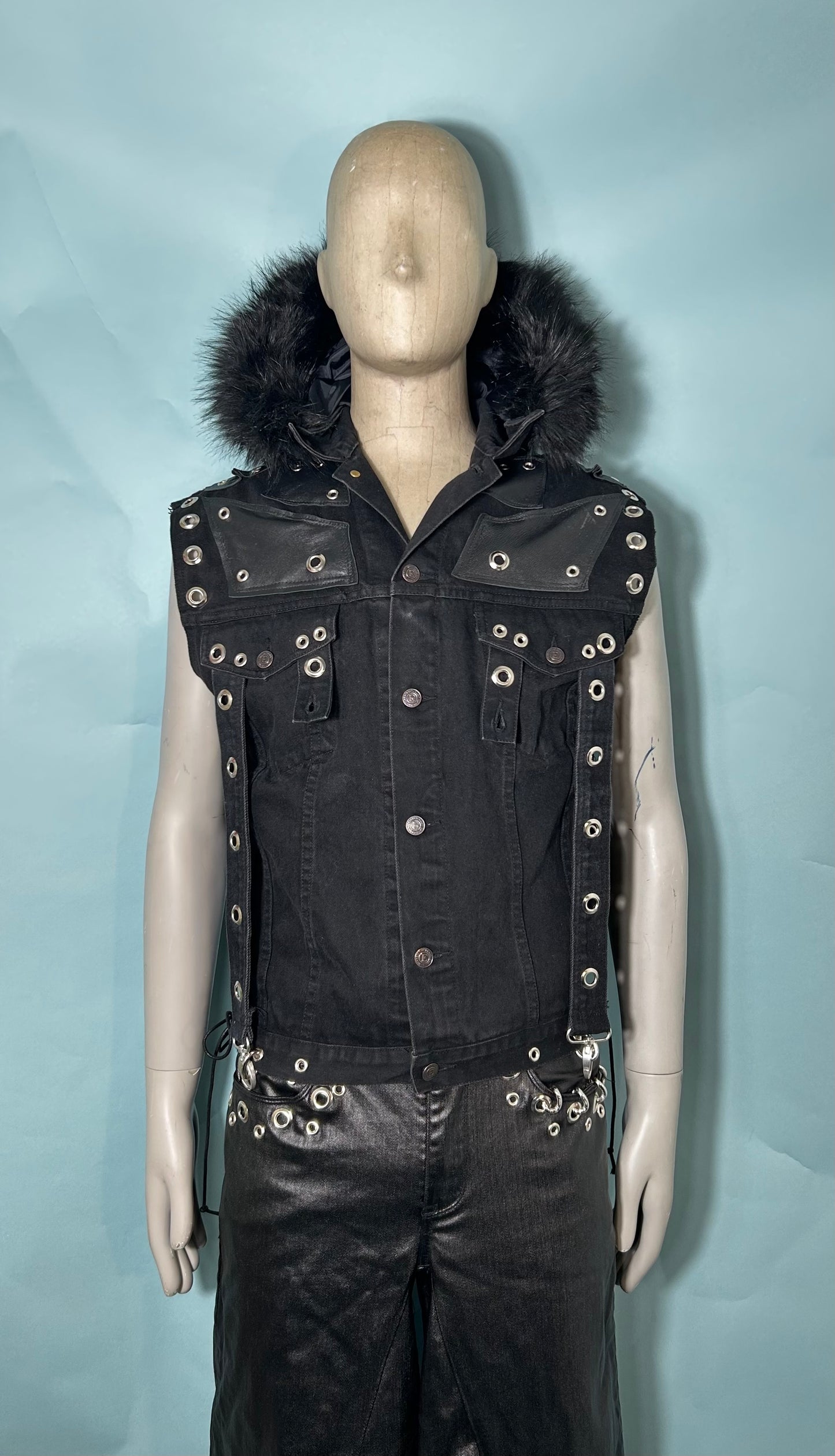 MOHAWK DENIM VEST