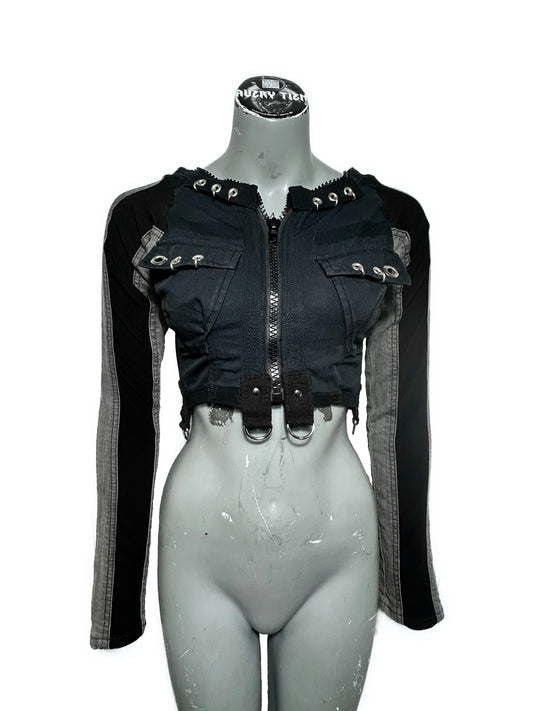 SCRAP JACKET- CROPPED