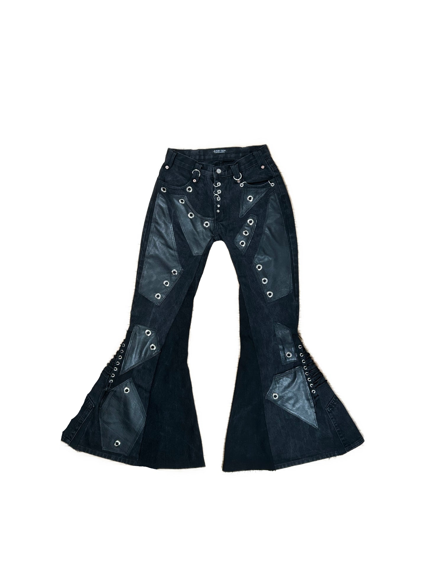 BLACK FLARED DENIM