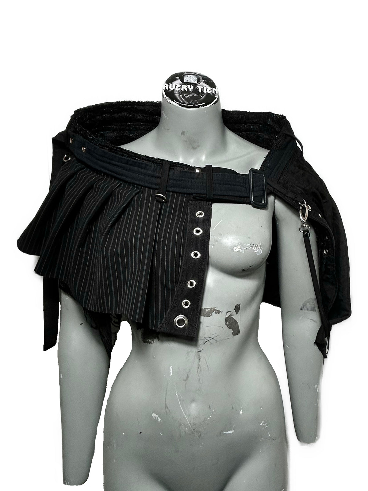 WRAP SKIRT-BLACK